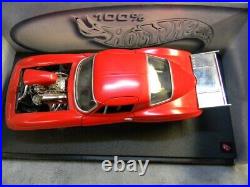 1/18 Scale 1966 Hot Wheels Corvette Blown Pro Street Red Dragster Diecast-mib