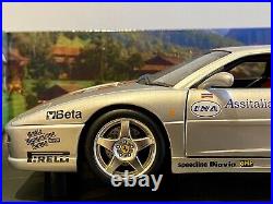 1/18 Scale 1998 Ferrari F355 Challenge Silver Diecast Car Model Hot Wheels Rare