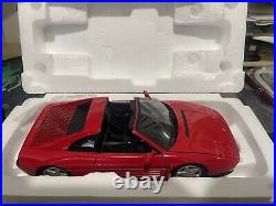 1/18 Scale Hot Wheels Red Ferrari 348 TS Super Nice Model