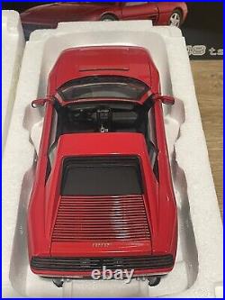 1/18 Scale Hot Wheels Red Ferrari 348 TS Super Nice Model