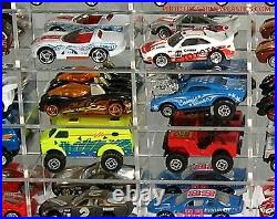1/64 scale Display Case compatible with Hot Wheels, Matchbox 108 Compartments