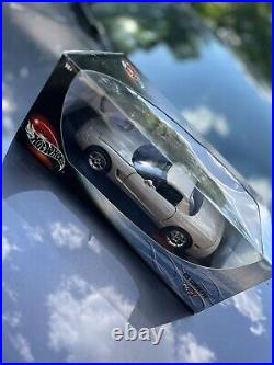 100% Hot Wheels C5 Corvette 1/18 Scale Pewter Silver Gray New Sealed