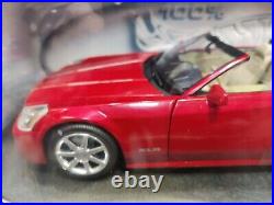 100% Hot Wheels Cadillac XLR Convertible 118 Scale Diecast Car Red NIB 2002