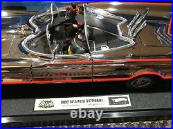1966 118 Scale Batmobile In Limited Edition Of (3000) In Chrome With FIGURINES