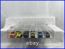 30 Hot Wheels 164 Scale Diecast Display Case Mirrored Back With 30 Nascar
