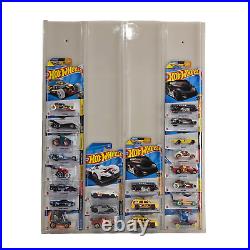 4 Unit Display + 2 Unit Case Card Holder Rack 1/64 DIecast Scale Cars Hot Wheels