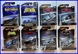 BATMAN VEHICLES 150 SCALE COLLECTION COMPLETE SET 2007-21 Hot Wheels BATMAN