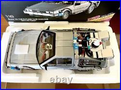 Back to the Future Delorean 1/18 scale minicar withhoverboard HOT WHEELS MATTEL