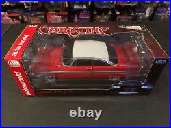 CHRISTINE Auto World 1958 Plymouth Fury 118 Scale Model Car New Sealed