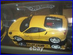 FERRARI F430 Coupe YELLOW by HOT WHEELS SHOWCASE EDITION 118 Scale NEW