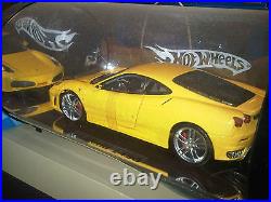 FERRARI F430 Coupe YELLOW by HOT WHEELS SHOWCASE EDITION 118 Scale NEW