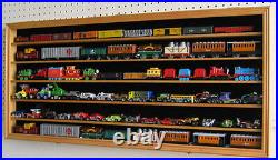 HO/RR Scale Modal Train Display Case Cabinet Shelves Compatible with Hot Wheels