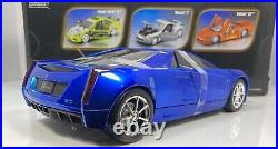 HOT WHEELS 1/18 Scale CADILLAC GOLD EDITION VERY RARE BLUE