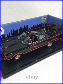 HOT WHEELS Batman Classic TV Series 1/18 Scale Batmobile Black with Box Used