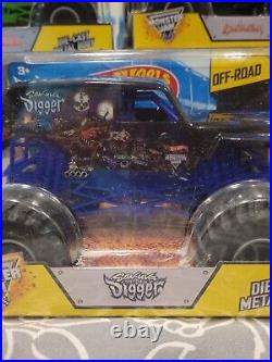 HOT WHEELS MONSTER JAM Son Uva Digger 124 Scale 2017 Vehicle 25th Anniversary