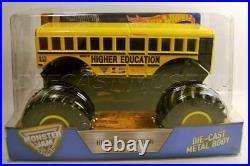 Higher Education School Bus 1/24 Scale Monster Jam Truck Diecast Hot Wheels 2016