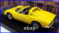 Hot Wheels 1/18 Scale 23920 1970 Ferrari 246 Dino GTS Yellow