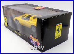 Hot Wheels 1/18 Scale 23920 1970 Ferrari 246 Dino GTS Yellow