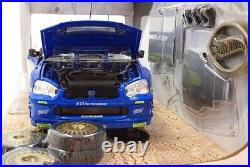 Hot Wheels 1/18 Scale B6230-0510 Subaru Impreza WRC World Rally Team P. Solberg