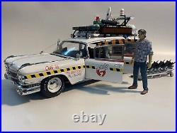 Hot Wheels 1/18 Scale Cadillac Ghostbusters 2 ECTO-1A Version Diecast Model Car