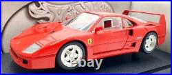 Hot Wheels 1/18 Scale Diecast 23911 Ferrari F40 1988 Red Model Car