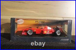 Hot Wheels 1/18 Scale Diecast 26737 Ferrari F1-2000 Michael Schumacher-NRFB