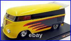 Hot Wheels 1/18 Scale Diecast 29227 Customized VW Drag Bus Black Yellow