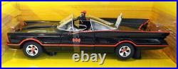 Hot Wheels 1/18 Scale Diecast L2090 1966 TV Series Batmobile Black