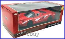 Hot Wheels 1/18 Scale Diecast T6245 Ferrari FXX Evoluzione Red