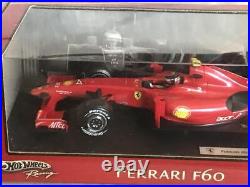 Hot Wheels 1/18 Scale Ferrari F60 F1 Kimi Raikkonen 2009 New