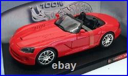 Hot Wheels 1/18 Scale Model Car 53836 Dodge Viper SRT-10 Red