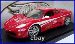 Hot Wheels 1/18 Scale Model Car P4403 Ferrari F430 Challenge Red