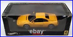 Hot Wheels 1/18 Scale Model Car V7437 Ferrari 348 TB Yellow