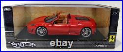Hot Wheels 1/18 Scale diecast G7222 Ferrari F430 Spider Rosso red