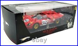 Hot Wheels 1/18 Scale diecast T6253 Ferrari 512S Nick Mason of Pink Floyd Signed