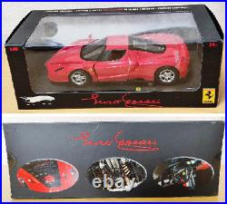 Hot Wheels 1/18 scale Elite Enzo Ferrari Red Out Of Print with box From Japan