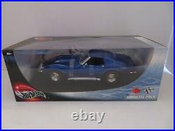 Hot Wheels 100% 1969 Chevy Corvette 427 Blue 118 Scale 2001 MISB