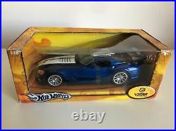 Hot Wheels 118 Scale Diecast Dodge Viper GTSR Blue Version Collectable