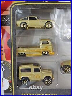 Hot Wheels 164 Scale FAO Schwarz Gold Vehicles 8pk 160th Anniversary Mattel
