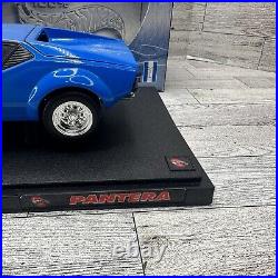 Hot Wheels 1973 DeTOMASO Pantera 118 Scale Diecast Model Exotic Car Blue