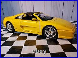 Hot Wheels 1994 Ferrari F355 GTS Yellow 118 Scale Diecast Model Car 23921