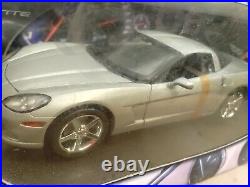 Hot Wheels Chevy Corvette C6 Silver 118 scale diecast model car Brand New
