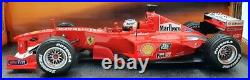 Hot Wheels Elite 1/18 Scale Diecast 26738 Ferrari F1-2000 Signed R. Barrichello