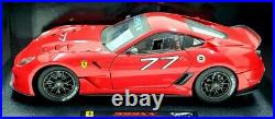 Hot Wheels Elite 1/18 Scale V7438 Ferrari 599XX #77 Red
