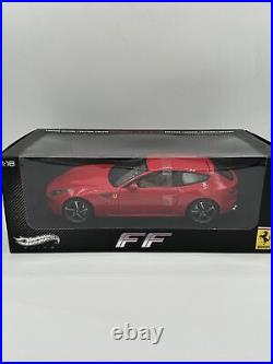 Hot Wheels Elite Ferrari Ff Red Limited Edition Scale 118