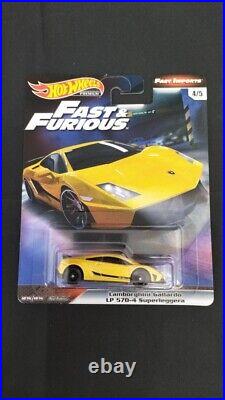 Hot Wheels Fast & Furious Premium Box 1/6 scale Set of 5