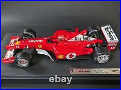 Hot Wheels Ferrari 1/18 scale minicar come withbox F1 F2002 Schumacher Marlboro