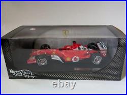 Hot Wheels Ferrari 1/18 scale minicar come withbox F1 F2002 Schumacher Marlboro