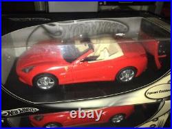 Hot Wheels Ferrari California Red 1/18 Scale Diecast Model Car