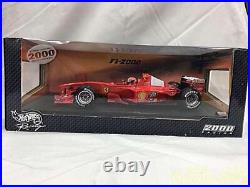 Hot Wheels Ferrari F1-2000 Schumacher 1/18 Scale Diecast F1 2000